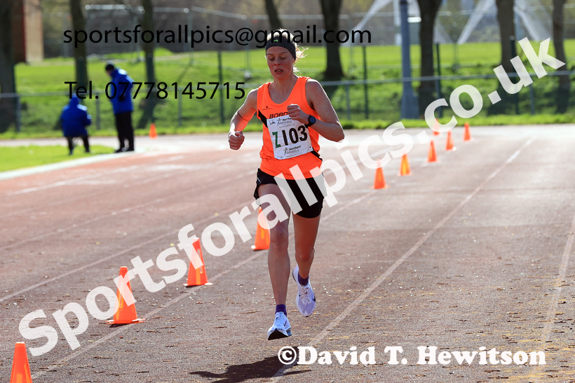 Senior Womens 6 Stage Road Relay, 2026 Northern Mens 12 and Womens 6 Stage Road Relays and Young Athletes 5k, Sheepmount Stadium, Carlisle. Photo: David T. Hewitson/Sports for All Pics